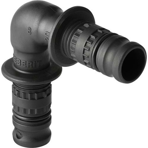 Geberit Mepla Winkel PVDF 90Gr d32 G-Kontur GE624271005 NEU