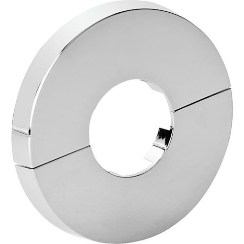 Zenner rosette for valve counter 2-piece, chrome-plated NEW