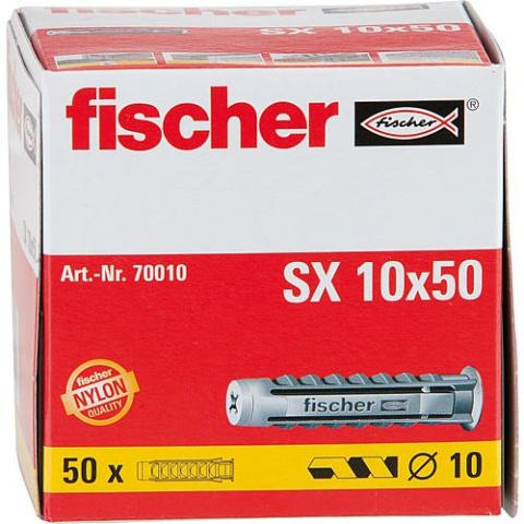 Fischer Spreizdübel SX Plus 10 x 50, VPE 50 Stück 70010 NEU