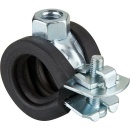 Fischer pipe clamp 1/2"", 20-24 mm, M8 79422 NEW