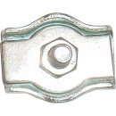 Dolezych Simplex morsetto per fune con vite, zincato, Ø massimo fune: 6 mm NUOVO