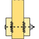 Einpressdübel galv. verzinkt 50 x 17 4044330000000 NEU