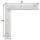 GAH Alberts corner bracket, 120x120x20mm, sendzimir galvanised 332853 NEW