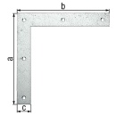 GAH Alberts corner bracket, 160x160x30mm, sendzimir galvanised 332907 NEW