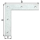 GAH Alberts corner bracket, 200x200x30mm, sendzimir galvanised 332952 NEW