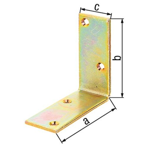 GAH Ángulo de viga de Alberts, 100x100x40mm galvanizado, pasivado de capa gruesa 333508 NUEVO