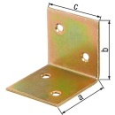 GAH Alberts wide angle 60x60x60mm, galvanised, thick-film passivated 332709 NEW