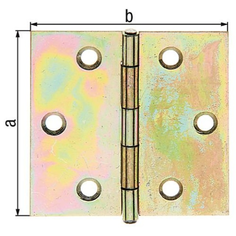 GAH Alberts hinge, 51x51.2x0.75mm, sendzimir galvanised 345983 NEW
