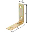 GAH Alberts Stuhlwinkel, 50x50x15mm sendzimirverzinkt...