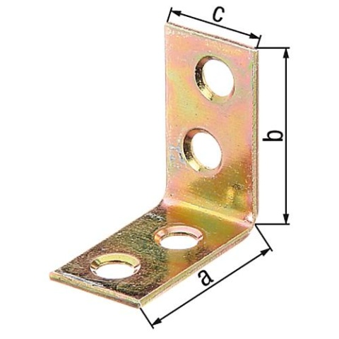 GAH Alberts chair bracket, 75x75x16mm sendzimir galvanised 339388 NEW