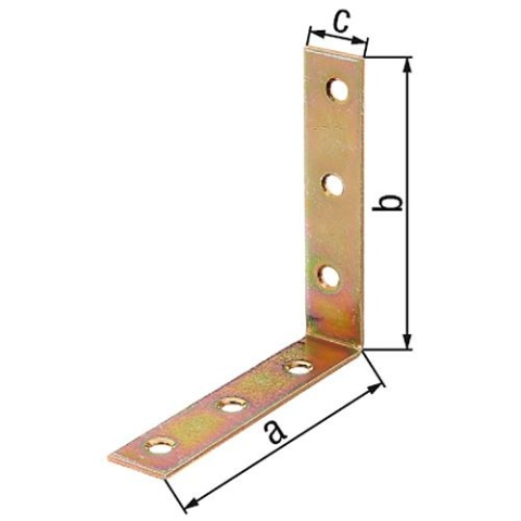 GAH Soporte para silla Alberts, 90x90x19mm sendzimir galvanizado 339234 NUEVO