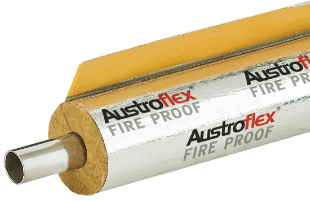 Austroflex Brandschutzisolierung Fire Proof feuerbeständig, Ø 28 mm, Dämmdicke 23 mm, L = 1 m NEU