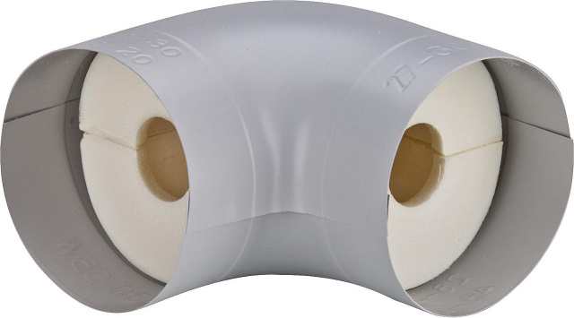 nmc_naturefoam coude isolant S 90° mousse PU 100 % zone 3/8"" 15/18mm épaisseur disolation 20 mm NOUVEAU