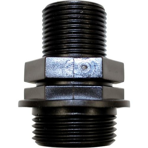 Zuwa reductor de plástico AG 1"" x AG 3/4"" 8058201 NUEVO