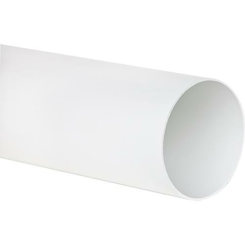 Upmann round pipe DN 125, 0.5m white 66983 NEW