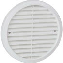 Lunos buitenrooster Lunos, kleur: wit, Ø 180 mm, gemaakt van kunststof, voor e² 039 852 NIEUW