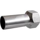 Evenes Absatzmuffe mit IG Edelstahl 22mm x DN 20...