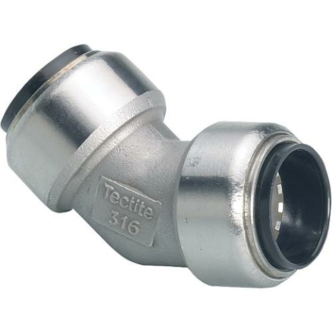 Aalberts Edelstahl-Steckfitting Bogen 45° (i/i) 18 mm TS04118 NEU