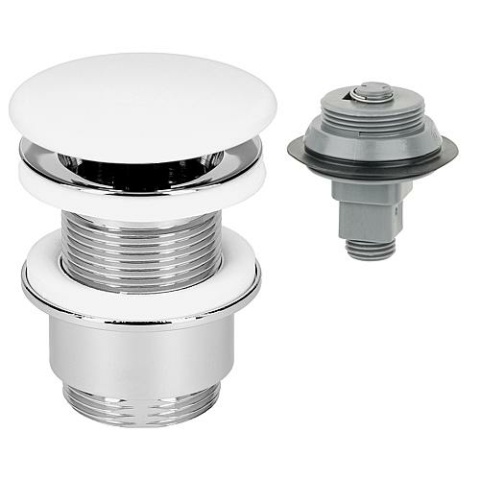 Schaftventil Klicker/festehend Abdeckplatte, Keramik, Ø 70 mm, L = 30-45 mm, ohne Überlauf NEU