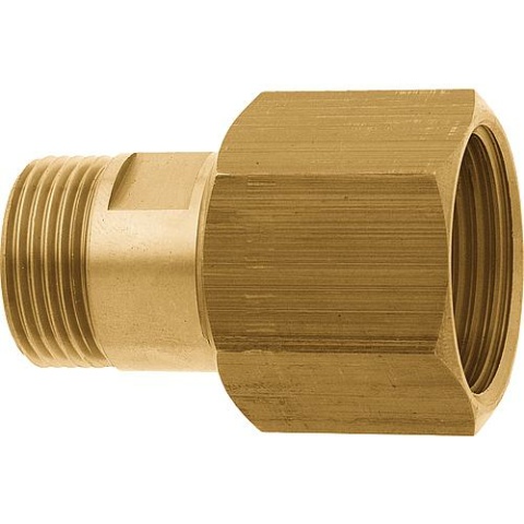 Geka plus conduit fitting ""2000"" Female G1/2"" x male G3/8"", MS, swivelling NEW