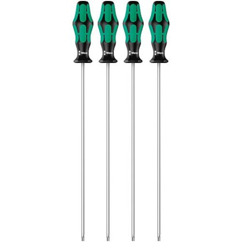 Wera screwdriver set 4-piece, TORX with holding function, long NEW