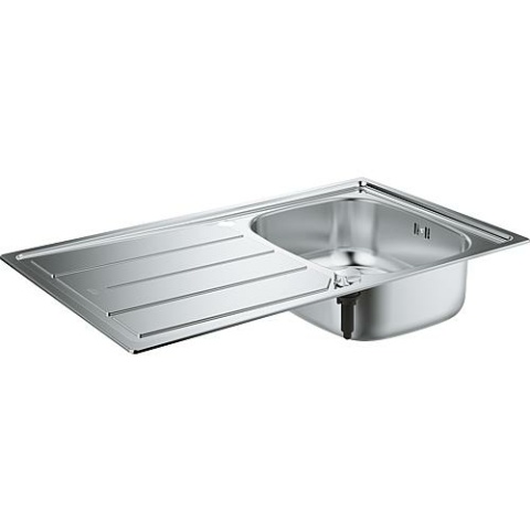 Grohe fregadero de acero inoxidable K200 con 1 bowl reversible WxD: 860x500 mm NUEVO
