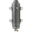 Onderlinge hydraulische afscheider met slib- en magnetietafscheider DN40(11/2"") NIEUW