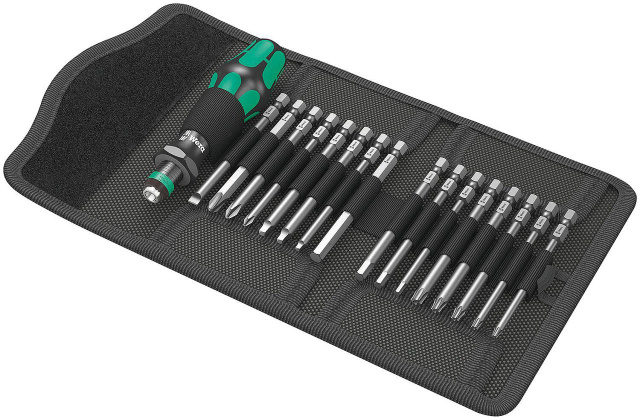 Wera Bitschraubendreher-Set Kraftform Kompakt 60 Imperial 17-teilig NEU