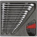 Gedore red Combination spanner and offset screwdriver set...