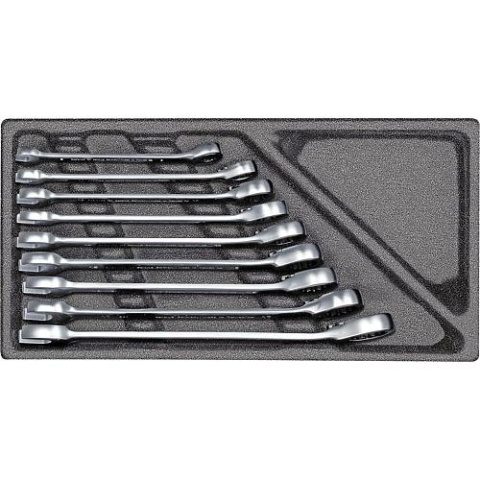 Jeu de clés mixtes à cliquet Gedore red 9 pièces NEUF