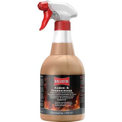 Ballistol Kamin-, Ofen- & Grillreiniger Kamofix, 750ml Handzerstäuber NEU