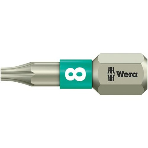 Wera bit inner TORX® stainless steel torsion mould T8 NEW