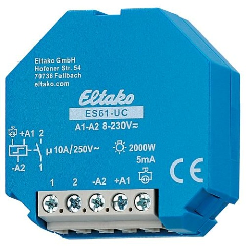 Eltako current impulse switch 1-S potential-free, Eltako, ES61-UC NEW