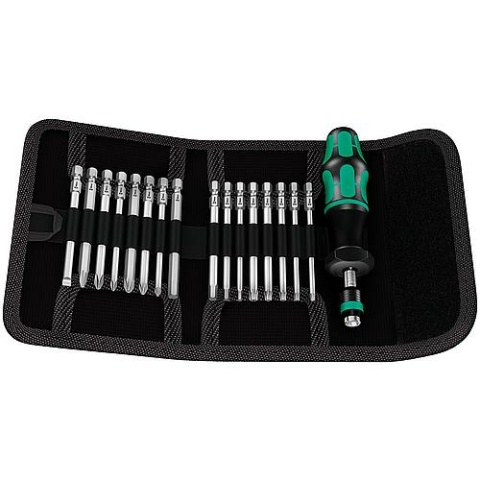 Wera bit torque screwdriver set Kraftform Kompakt 60 17 pcs. torque 1.2-3.0Nm NEW
