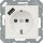 Jung inbouw Schuko stopcontact met 1x USB aansluiting met KS A 1520-18 A WW NIEUW