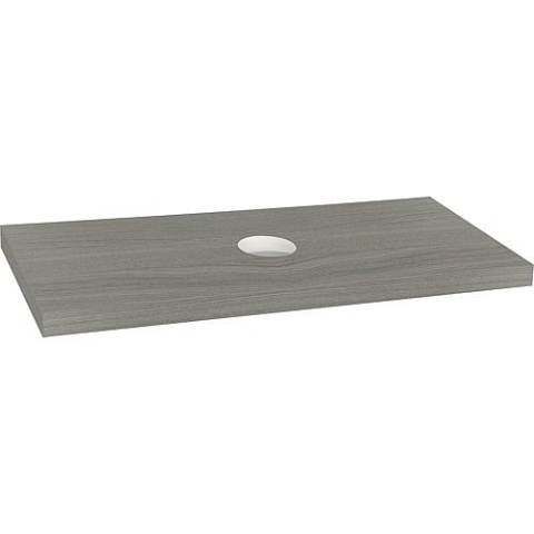 Evenes console Blata elm grey w. WT hole with bracket 1200x56x510 mm NEW