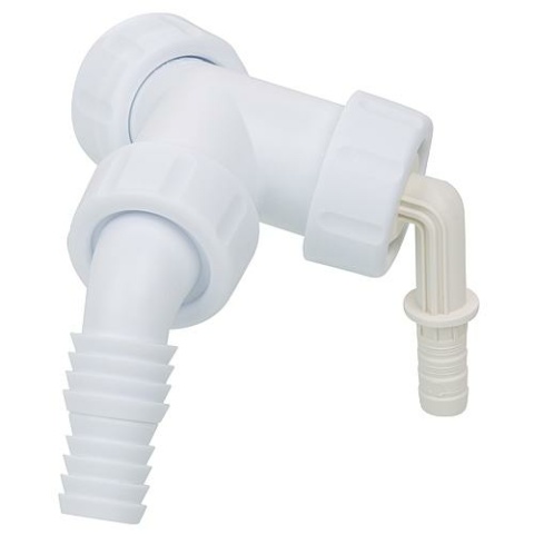 Combined appliance connection grommet Inlet DN25(1"") & DN20(3/4"") Cond. DN10(3/8"") Connection DN25(1"") NEW