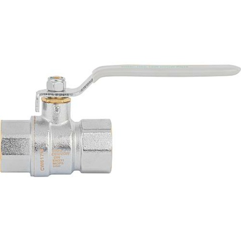 Hermann Schmidt Kugelhahn Gas und Wasser DN25 (1"") IGxIG mit Stahlhebel NEU