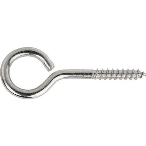 Oogbout met houtdraad 3,45x20 A2 PU 100 NIEUW