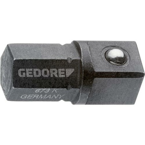 Gedore tool shank short form 1/4""x1/4""x17mm NEW