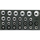 Gedore set of screwdriver bits 26-piece 1/2"" in ABS plastic module NEW