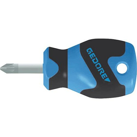 Gedore Pozidrivschraubendreher kurze Form PZ1x25mm Gesamtlänge: 81mm NEU