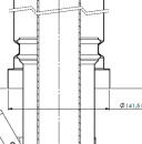 Skoberne CondensBlue AZ Traversée de toit noir, DN 60/100 NOUVEAU