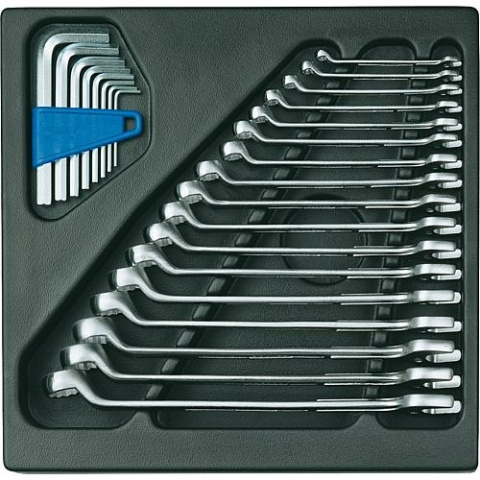 Gedore combination spanner set 25-piece in ABS plastic module NEW