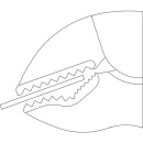 Gedore grijptang lengte 185mm NIEUW