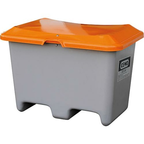 Cubo de arena Cemo Plus 3 capacidad 200l, con bolsa para carretilla elevadora 10567 NUEVO