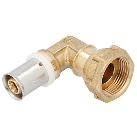 WS Pressfitting for MSVR TH contour press angle + union nut 16x - 3/4"" IG NEW