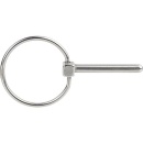 Perno a cerniera con anello 56,6mm x 10,6mm A4 PU 5 NUOVO