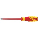 Gedore Pozidriv screwdriver VDE PZ2x100mm Total length:...