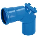 Skoberne CondensBlue Coude de révision à simple paroi, 87° DN 110 NOUVEAU